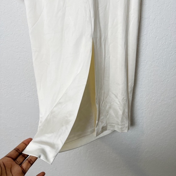 ET OCHS Bella ruched satin-jersey midi dress - Picture 10 of 12